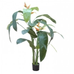 Heliconia met bloemen160cm 